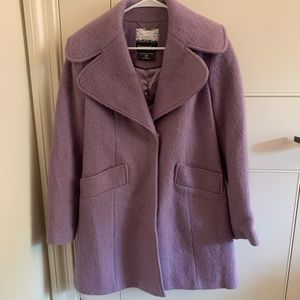 Kensie Wool Mix Lavendar Coat